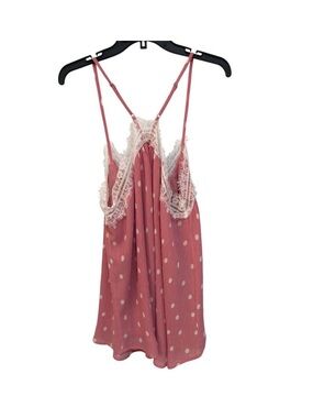 white birch Dusty Rose Lace-Trim Cami